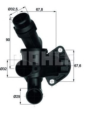 TERMOSTAT (87°C) AUDI