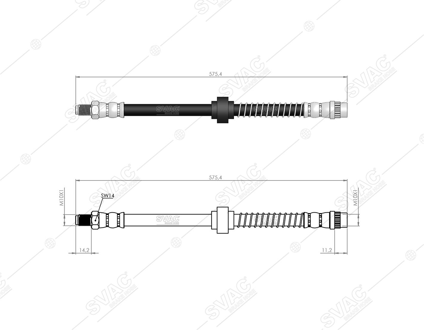 FREN HORTUMU (ÖN) CITROEN C5 / 01-04 / C5 II 04-