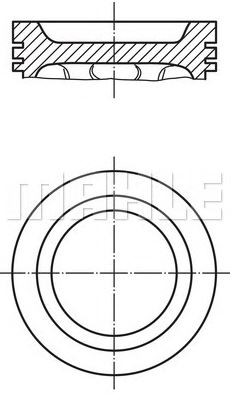 PİSTON,SEGMAN (STD)(81.00MM) F2N A700 E708 R 11 R-21