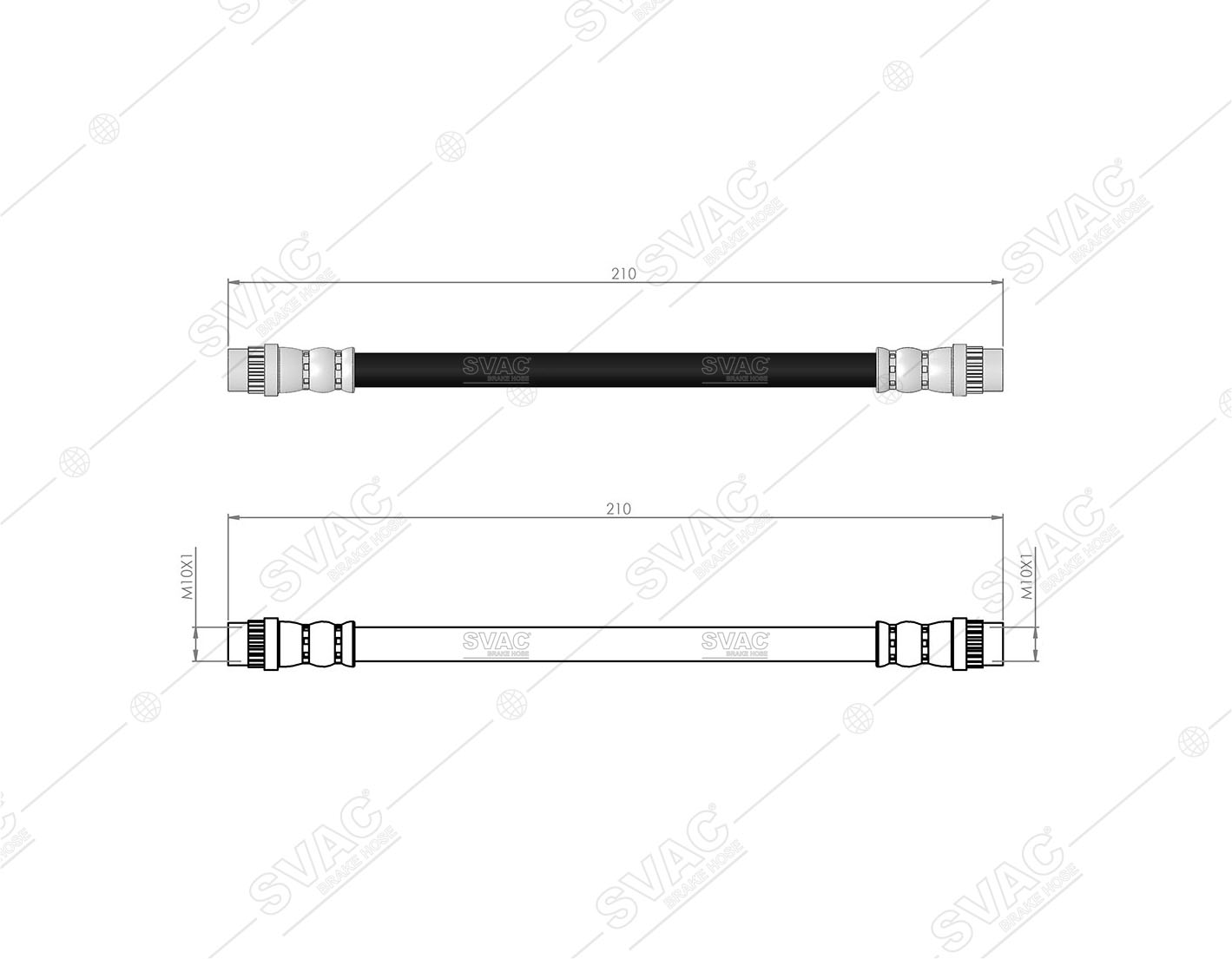 FREN HORTUMU (ARKA) RENAULT CLIO IV 13- / CAPTUR I 13- / PEUGEOT 405 I 87-92 / 405 II 92-95 / 605 89-99