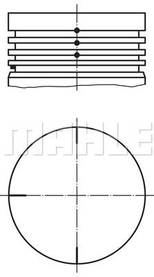 PİSTON,SEGMAN (+0.50)(69.00MM) RENAULT CLIO I-II 1.1-1.2 98-