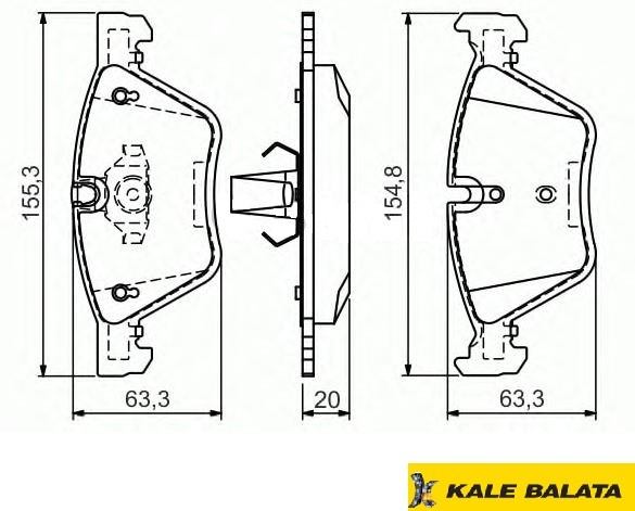 DİSK BALATA (ÖN) BMW 5 (F10) 13-