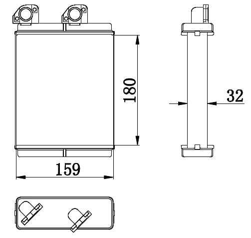 KALORİFER RADYATÖRÜ(KMI043) MİTSUBİSHİ L200 06+