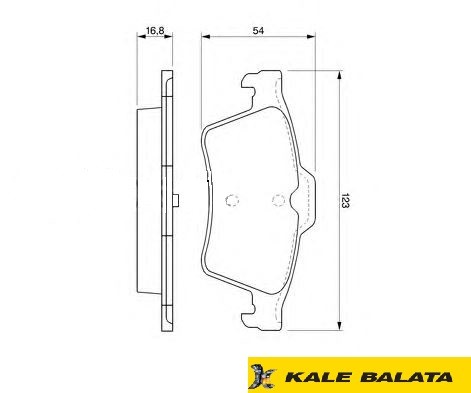 DİSK BALATA (ARKA) FORD CONNECT 1.8 TDCİ 02- / PEUGEOT 508