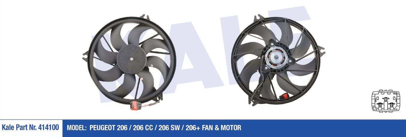 FAN MOTORU PEUGEOT 206 1.4HDI 206 1.4 16V 385MM