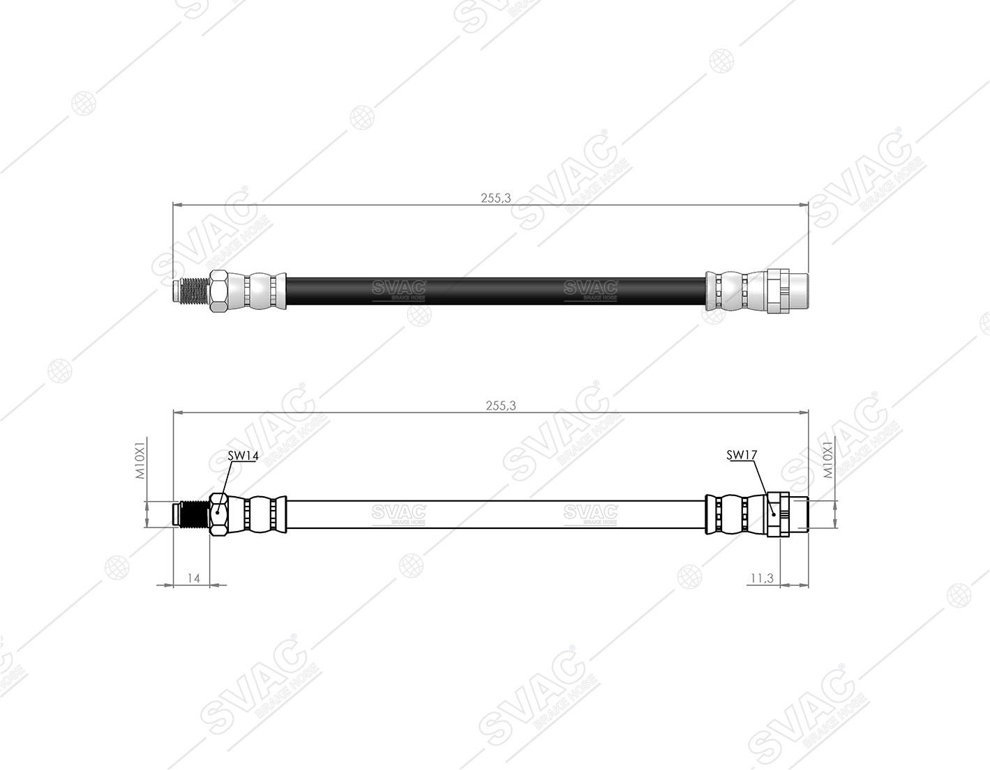 FREN HORTUMU (ARKA) BMW 1 E81-E90-E91-E92 F20-F21-F22-F23-F30-F80 06 - 12