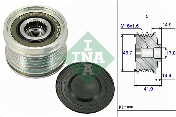 ALTERNATÖR KASNAĞI (5 KANAL) M.BENZ A-SERİSİ (W168-W169) B-SERİSİ (W245) / VANEO (414)