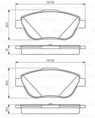 DİSK BALATA (ÖN) PEUGEOT 2008 1,4-1,6HDİ 13-