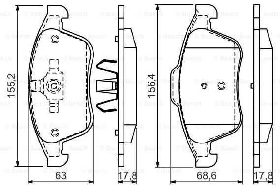 DİSK BALATA (ÖN) RENAULT LAGUNA 1.5-1.6-1.9 08-