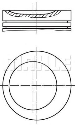 PİSTON,SEGMAN (+1.00)(86.00MM) OPEL VECTRA,ASTRA C 2.0NE-NZ