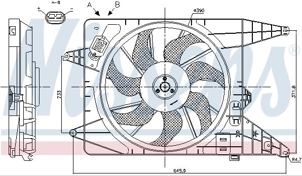 FAN MOTORU (DAVLUMBAZLI) DACIA LOGAN-SANDERO 1.5 DCI (Euro5)