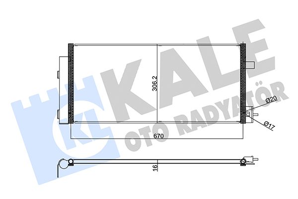 SU RADYATÖRÜ (BRAZING)(AT) CHEVROLET AVEO KONDENSER