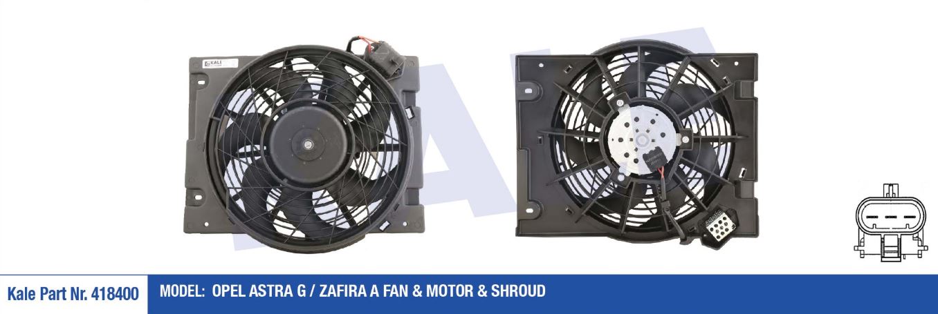 FAN MOTORU (DAVLUMBAZLI) OPEL ASTRA G/ZAFIRA A