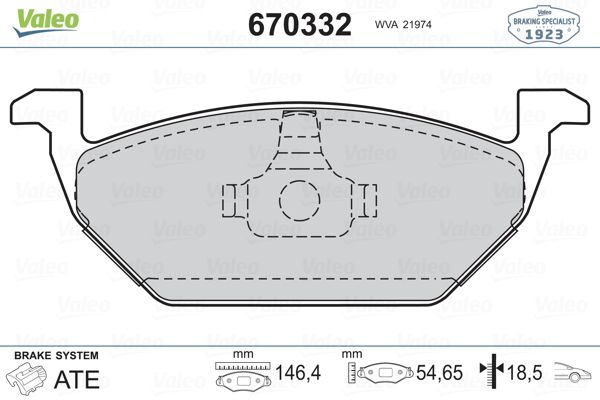 DİSK BALATA (ÖN) VW POLO V 1.4 09-14