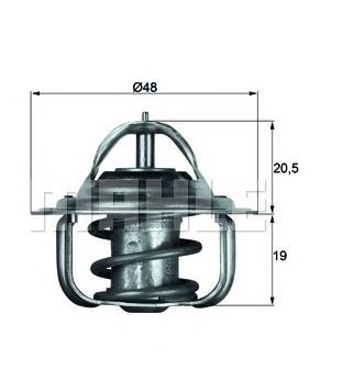 TERMOSTAT (83°C) FORD FİESTA IV 1,4İ 16V 96-02