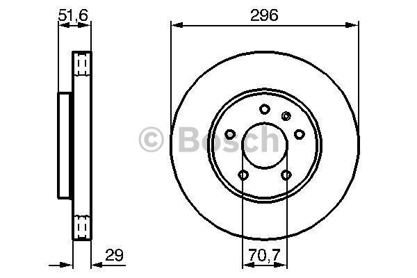 FREN DİSKİ (ÖN)(296MM) OPEL ANTARA A 07- / CHEVROLET CAPTIVA 07-