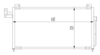 KLİMA RADYATÖRÜ(CMZ773) 323/323F 1.6i 16V 98-