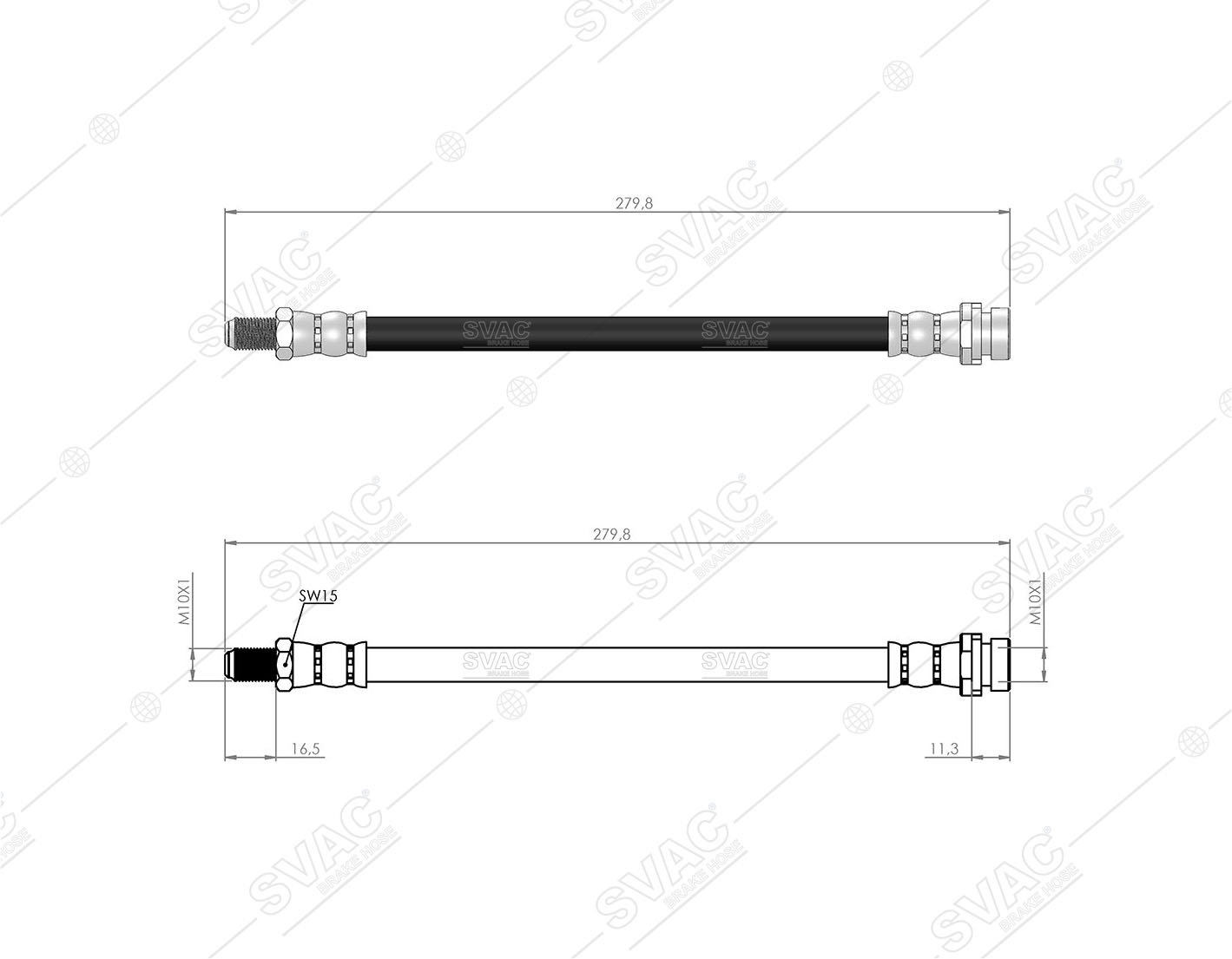 FREN HORTUMU (ARKA) FORD TRANSIT 06-14 / TRANSIT TOURNEO 06-14