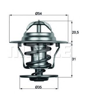 TERMOSTAT (87°C) VW TRANSPORTER T4 1,9 2,0 D TD