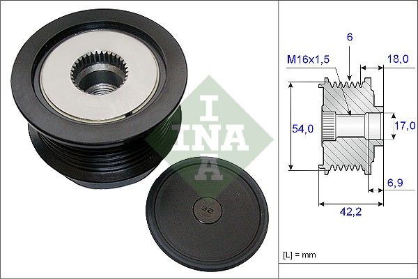 ALTERNATÖR KASNAĞI (6 KANAL) OPEL ASTRA H / VECTRA C / ZAFIRA