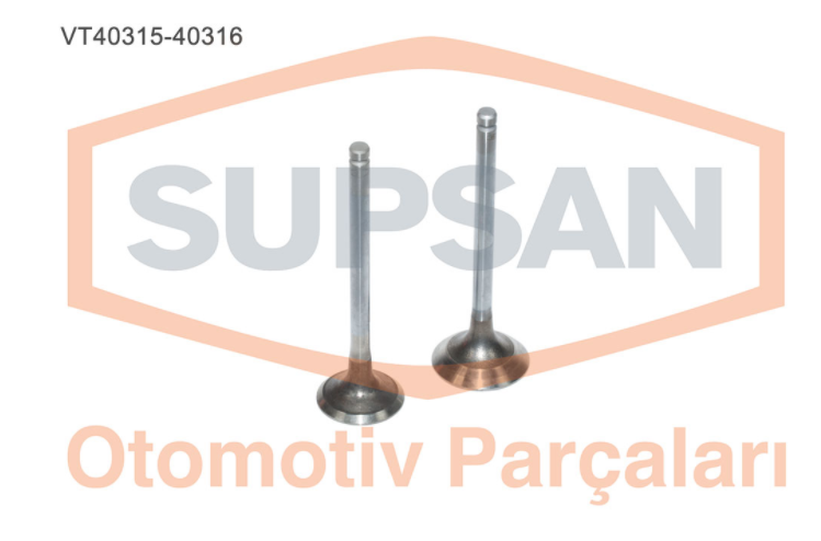 TAKIM SUBAP (4 SİLİNDİR) OPEL ASTRA F 1,7CDTİ 8V 91- / CORSA 1.5 TD / CHEVROLET SPECTRUM 1.5D 8V (4EC1-4EC1T)