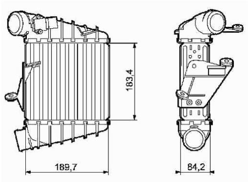 INTERCOOLER(IVW006) VW POLO 01- / SKODA FABIA 99-