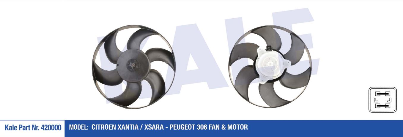 FAN MOTORU PEUGEOT 306-XSARA 2.0 8V /1.8 8V