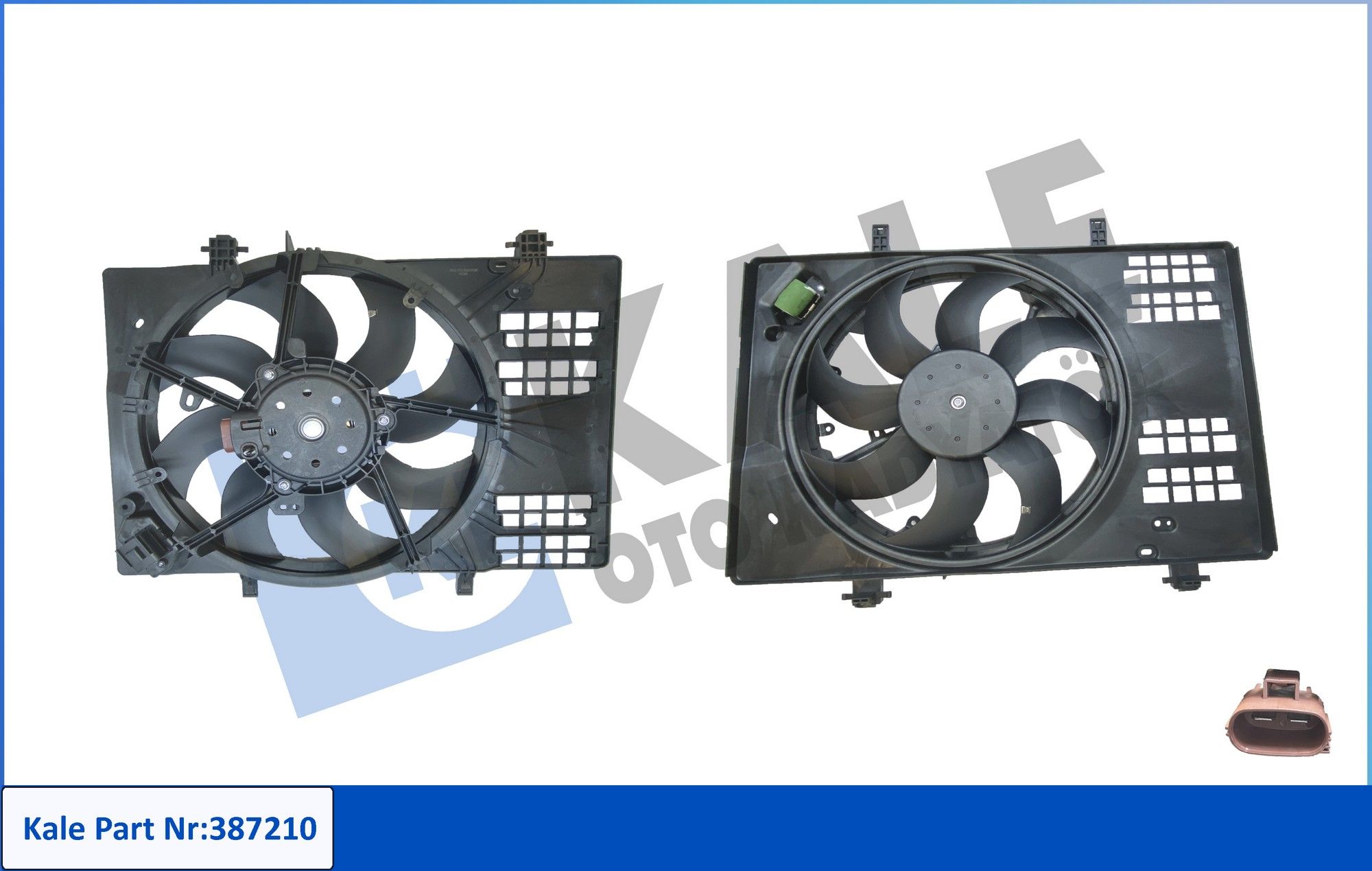 FAN MOTORU (DAVLUMBAZLI) FORD TRANSIT COURIER B460 1.5TDCI 17-