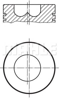 PİSTON,SEGMAN (+0.60)(88.00MM) FIAT DUCATO 2.3 JTD 01-06 / DUCATO 2,3D 06- / IVECO DAILY 02-07