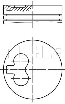 PİSTON,SEGMAN (STD)(82.20MM) PEUGEOT PARTNER-DW8