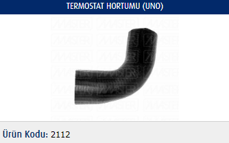 TERMOSTAT HORTUMU FIAT UNO 60-70