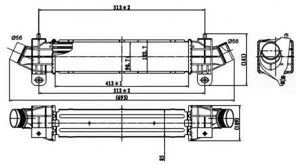 INTERCOOLER(IFR002) FORD MONDEO 2,0 TDCİ 00-