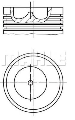 PİSTON,SEGMAN (STD)(93.67MM) FORD TURBO 2.5TD-100PS 00-01