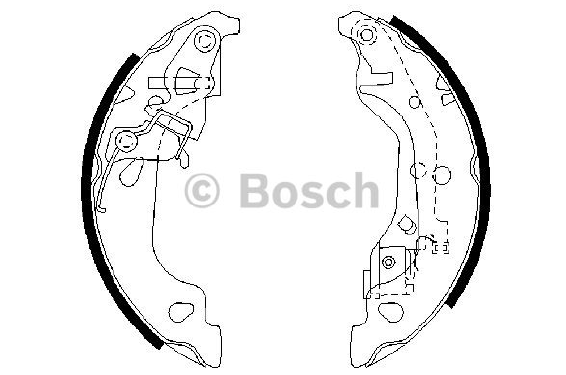 PABUÇLU FREN BALATASI (ARKA) FIAT PUNTO 1.2 99-10 / PUNTO VAN 1.2 00-09