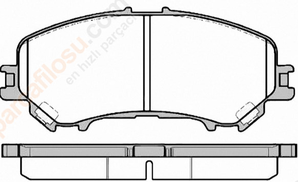 DİSK BALATA (ÖN) NISSAN X-TRAİL 1.6-2.0 4X4 14-