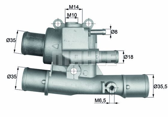 TERMOSTAT (88°C) FIAT ALBEA 1,6 16V 98-/PALIO 1,6 16V 96-