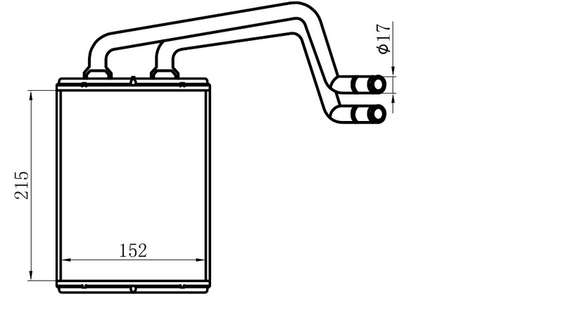 KALORİFER RADYATÖRÜ(KHY071)(Y.NO:KHY071026) HYUNDAİ ELANTRA A/M