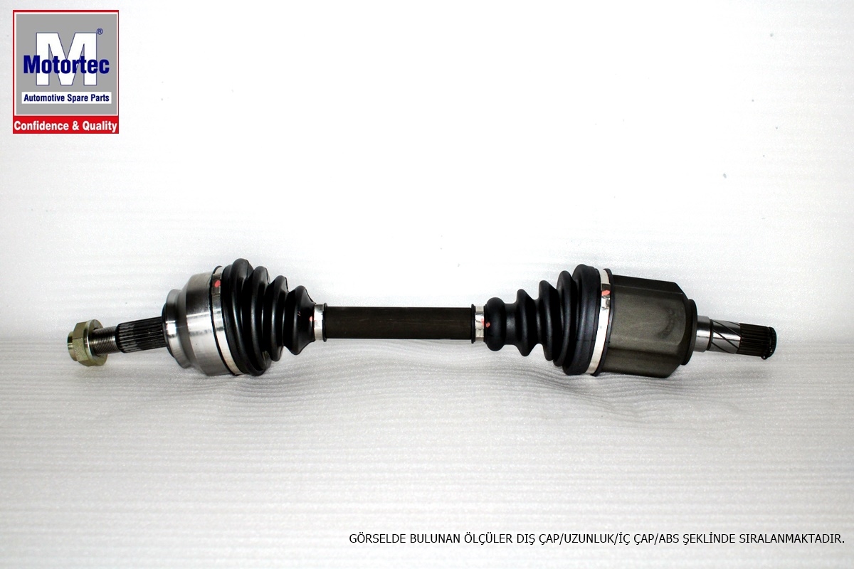 AKS KOMPLE (SOL)(596,00MM) FIAT DOBLO 1.6 MJT 10- / DOBLO MPV 10- / PRATICO 10-