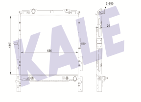 SU RADYATÖRÜ (BRAZING)(AT) KIA SORENTO  AL/PL/BRZ