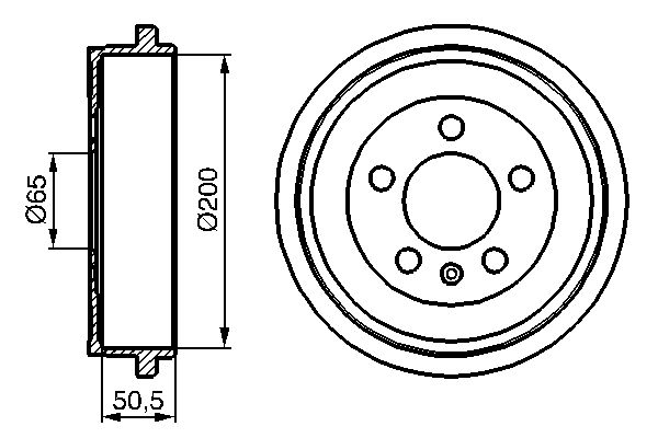 KAMPANA (ARKA)(200MM) VW POLO 1.2 12V-1.4-1.4 16V-1.4 TDI-1.9 TDI 02-