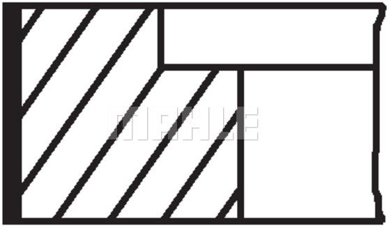 SEGMAN (+0.50)(81.01MM) T4-T5-LT35 2.5TDI ANJ,ACV 97-