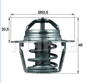 TERMOSTAT (89°C) RENAULT