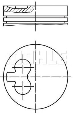 PİSTON,SEGMAN (+0.50)(80.00MM) RENAULT KANGOO 1,9D