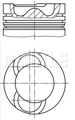 PİSTON,SEGMAN (81.01MM) VW CRAFTER 30-35 OTOBÜS 2.5 TDI 04-11