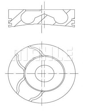 PİSTON,SEGMAN (STD)(76.00MM)(25 Pim) RENAULT CLİO 1,5 DCİ