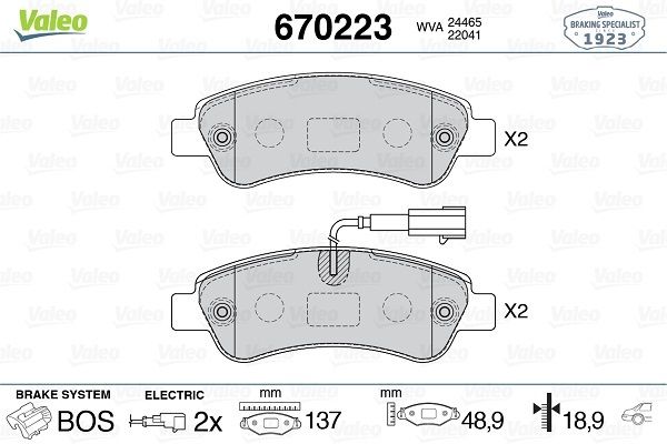 DİSK BALATA (ARKA) FIAT DUCATO 2.3D-2.0D 07- / PEUGEOT BOXER 2.0 BLUEHDİ-2.2 BLUEHDİ 06- / CITROEN JUMPER 2.0 BLUEHDİ-2.2 BLUEHDİ 06-