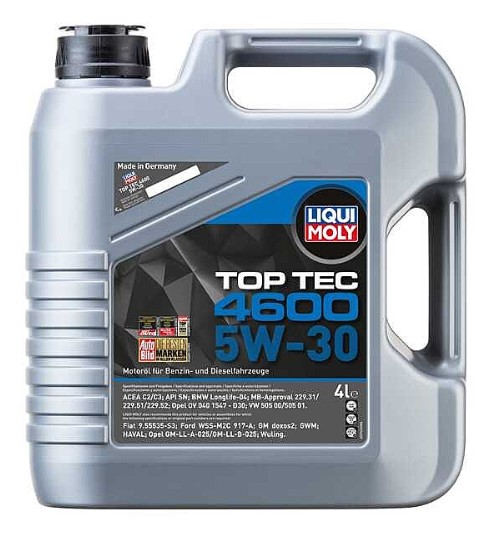 MOTOR YAĞI (API SN)TAM SENTETİK (DPF) TOP TEC 4600 5W-30 4litre