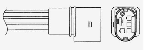 LZA11-V4 LAMBDA (OKSİJEN) SENSÖRÜ VW BORA 00-05 / GOLF IV 00-06 / SEAT TOLEDO  II 00-06 / LEON 00-06