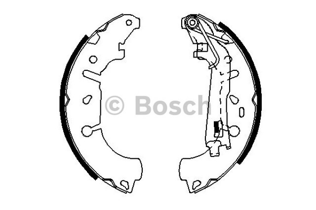 PABUÇLU FREN BALATASI (ARKA) FIAT GRANDE PUNTO 1,3