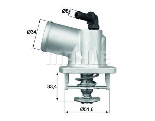 TERMOSTAT (92°C) OPEL ASTRA G / VECTRA B , C / ZAFIRA A